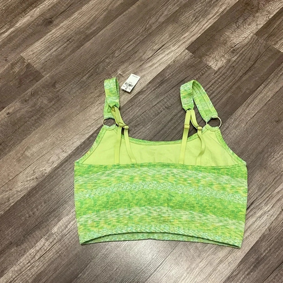 Aerie Seamless Ring Longline Bralette Size Extra Large In Vibrant Mint Green NWT - Picture 5 of 6